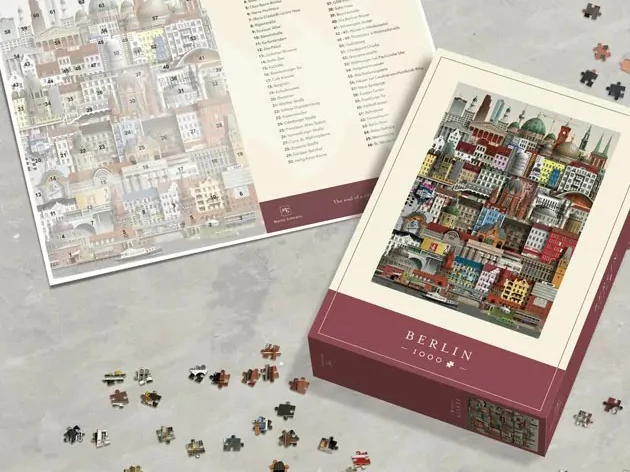 Puzzle 1000 pièces - Berlin - Martin Schwartz
