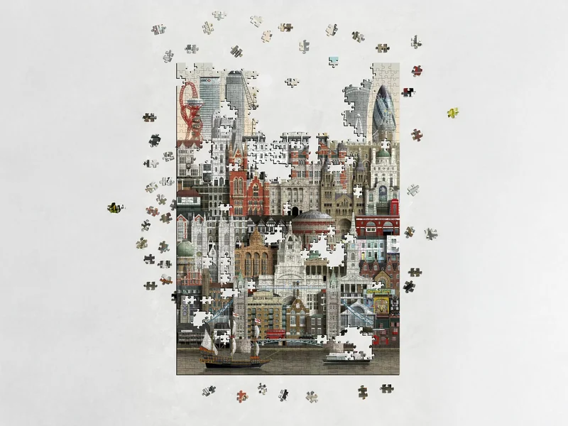 Puzzle 1000 pièces - Londres (London) - Martin Schwartz