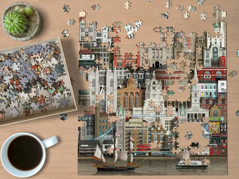 Puzzle 1000 pièces - Londres (London) - Martin Schwartz