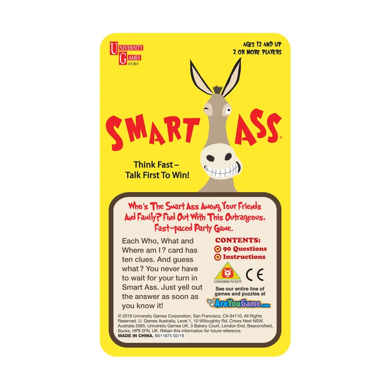 Smart Ass Game Tin