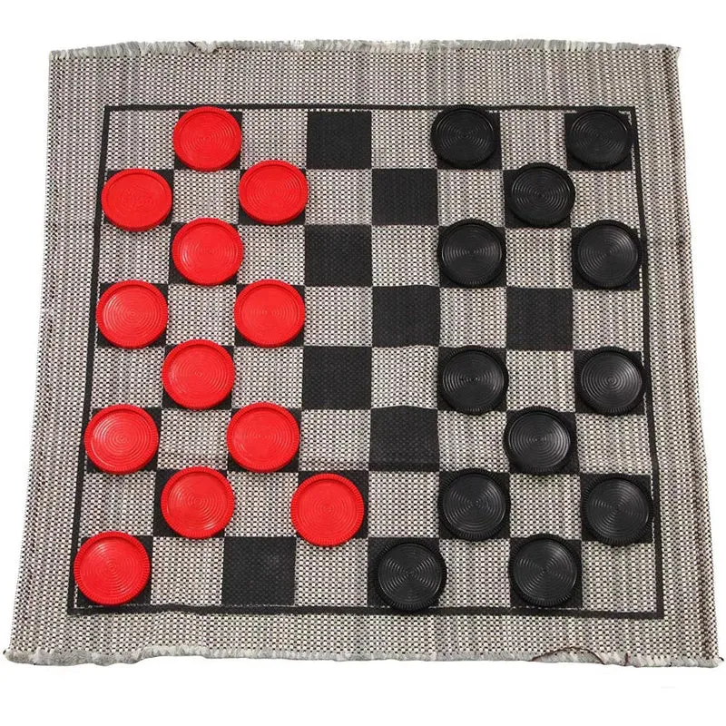 Jumbo Checkers Rug-