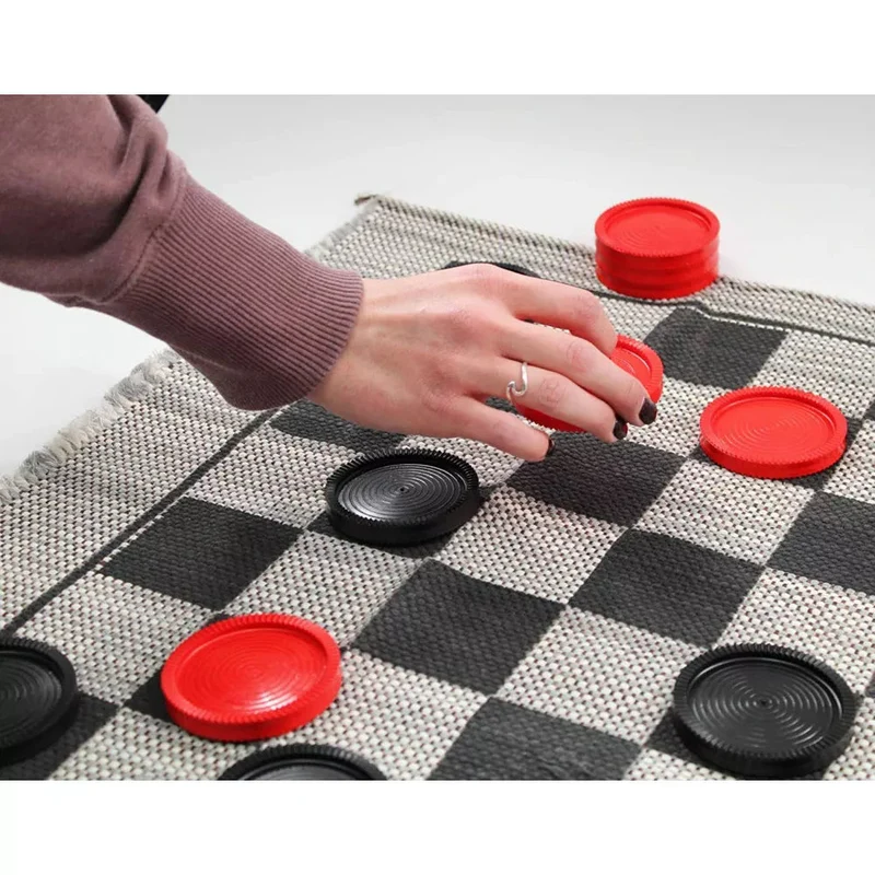 Jumbo Checkers Rug-