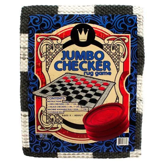 Jumbo Checkers Rug-