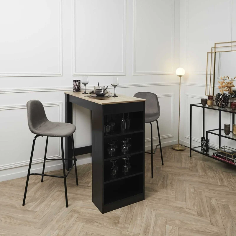 CHAISE DE BAR GIULIA GRIS