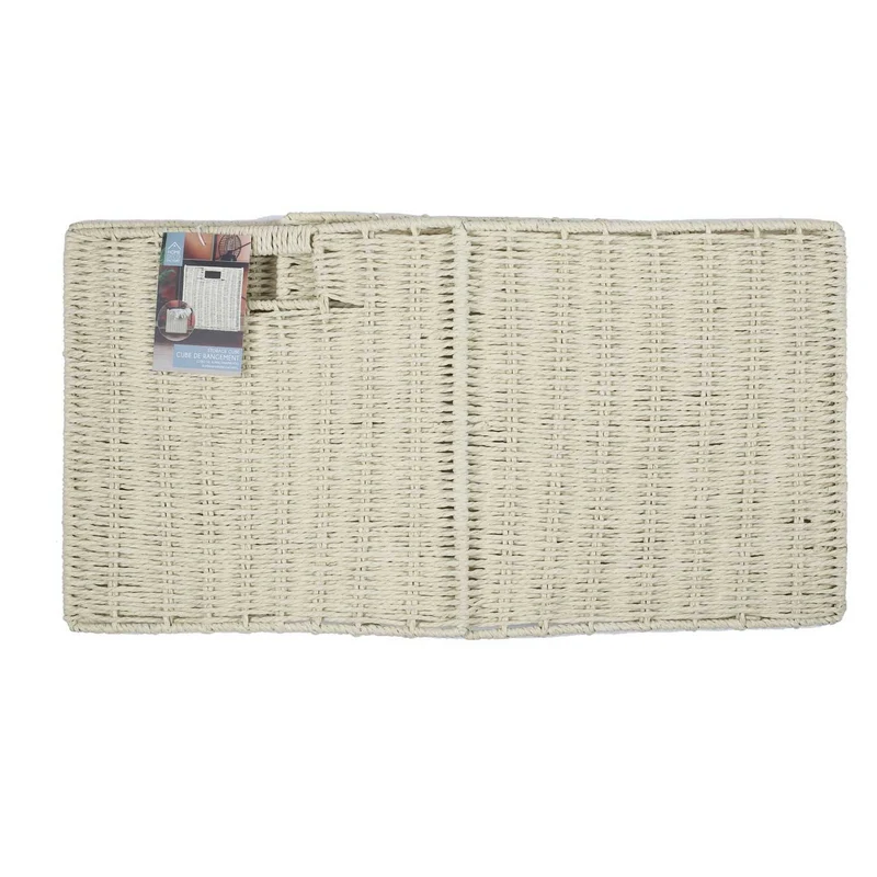 CUBE DE RANGEMENT TRESSE PLIABLE