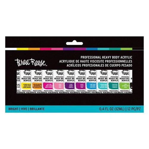 Brea Reese Bright Professional Heavy Body Acrylic - Vive Acrylique de haute viscosité professionnelles