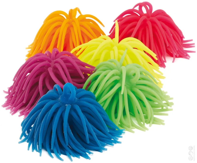 Smile Maker Squishy Tentacle Ball - Boule tentaculaire molle (Orange)