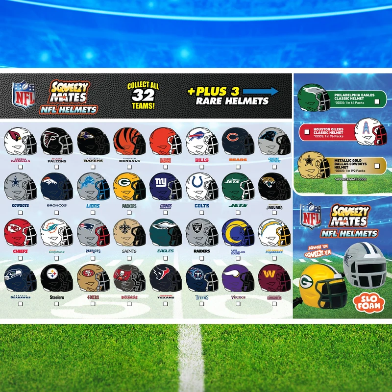 Party Animal NFL Squeezy Helmet Blind Pack