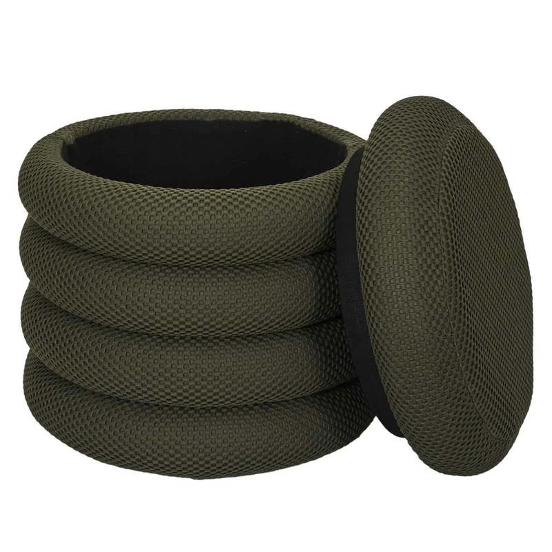 POUF RANGEMENT ATOME KAKI