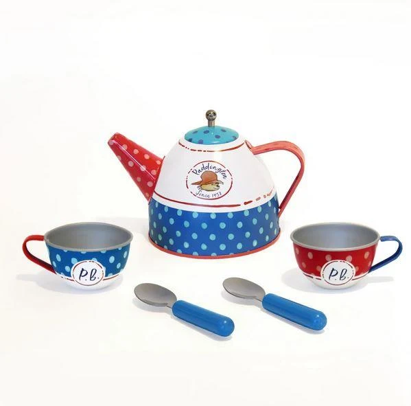 Paddington Tin Tea Set - Service à thé métallique (14 pcs)