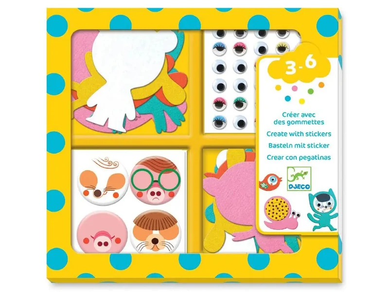Gommettes J’aime les animaux - Djeco