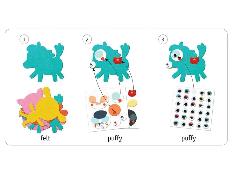 Gommettes J’aime les animaux - Djeco