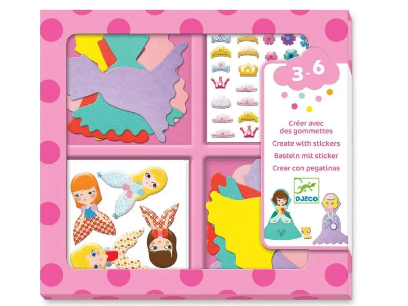Gommettes J’aime les princesses - Djeco