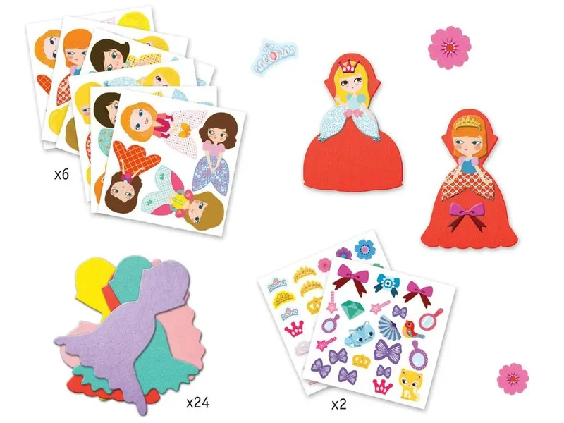 Gommettes J’aime les princesses - Djeco