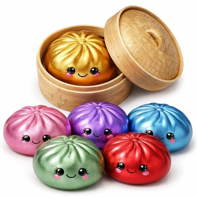Mystery Pearlized Dumpling Squishy Toy, Assortment, 1 Count