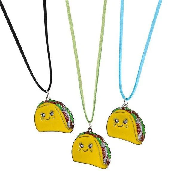 Taco Necklace (Blue) - Collier (bleu)
