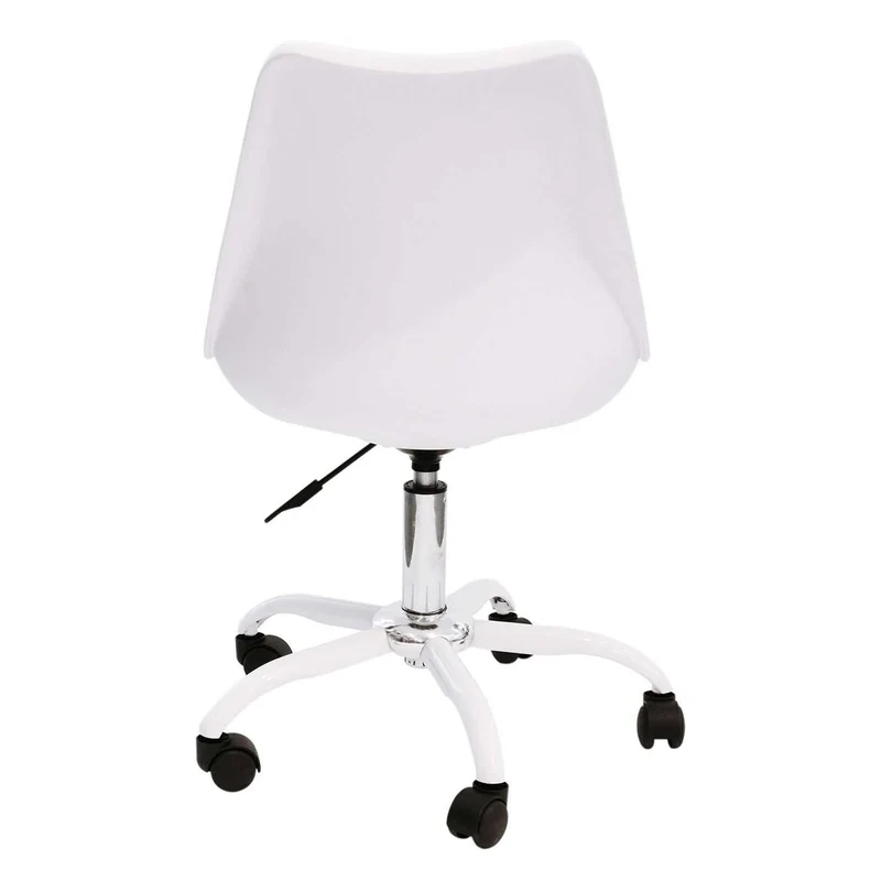 CHAISE A ROULETTES KIRUNA BLANC
