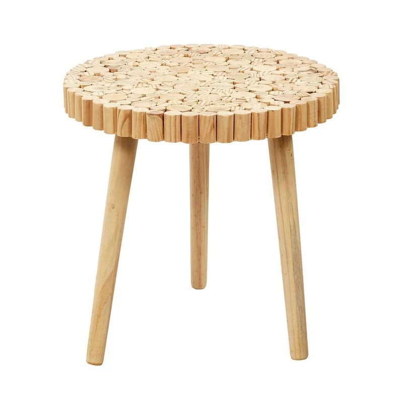 TABLE GIGOGNE RONDIN - LOT DE 2