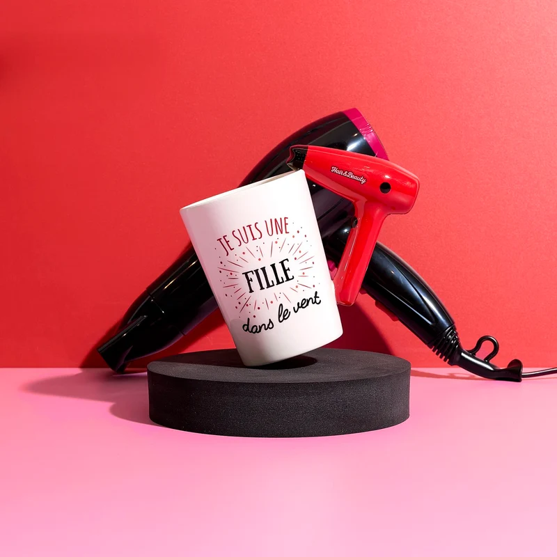MUG JE SUIS UNE FILLE DANS LE VENT