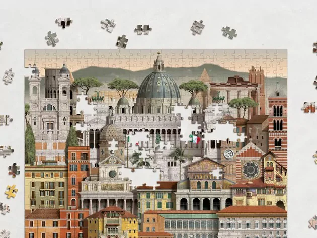Puzzle 1000 pièces - Rome (Roma) - Martin Schwartz