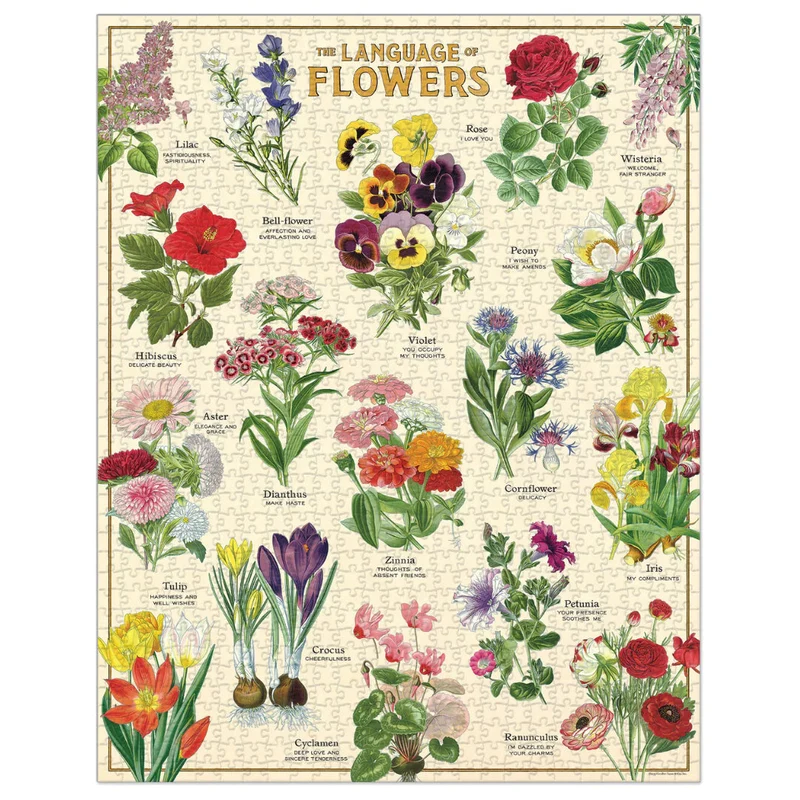 Language of Flowers 1,000 Piece Puzzle