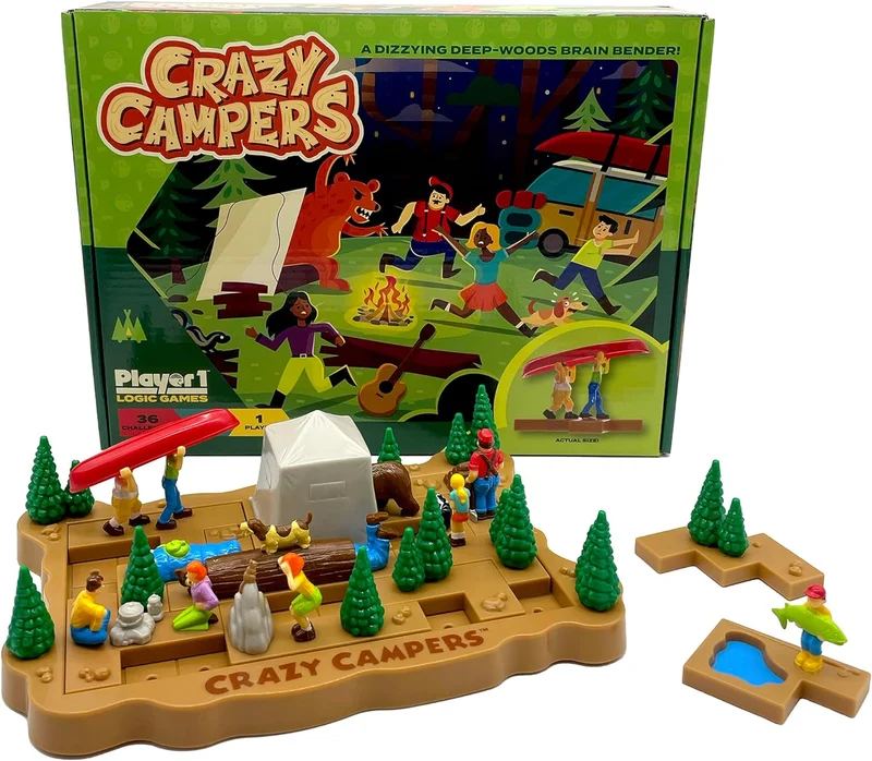 Crazy Campers Logic Game for 1 player