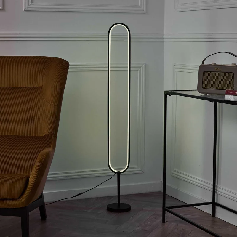 LAMPE LED OVALE SUR PIED 120CM
