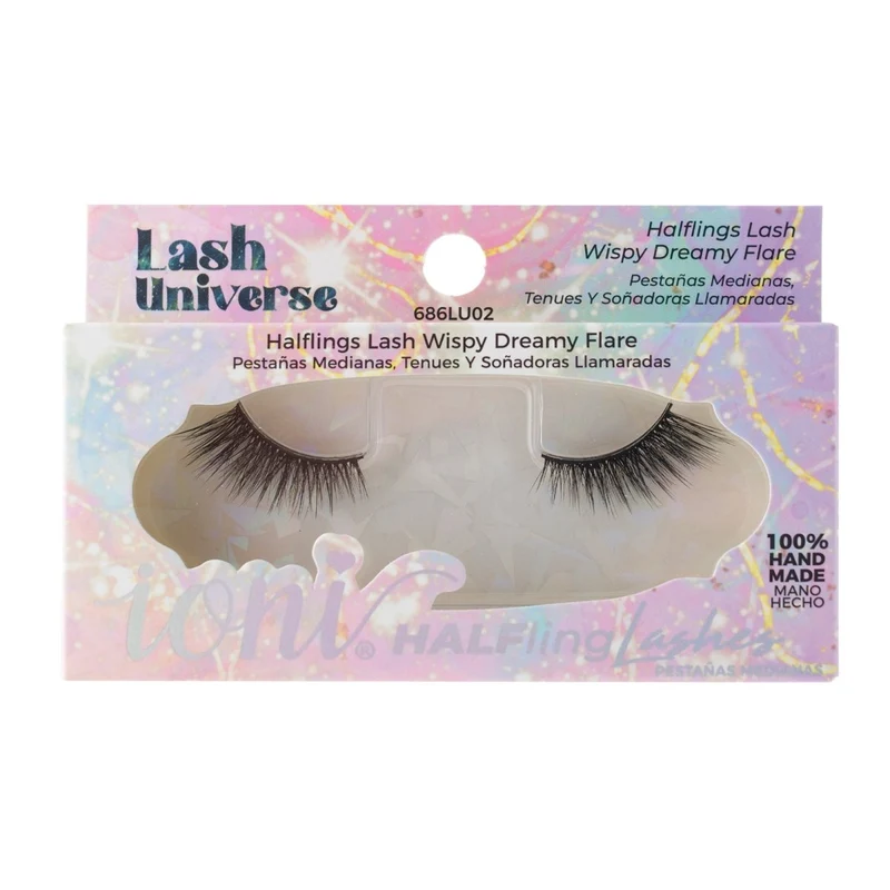 Halflings Lash Wispy Dreamy Flare, Lash Universe Eyelashes, 1 Count