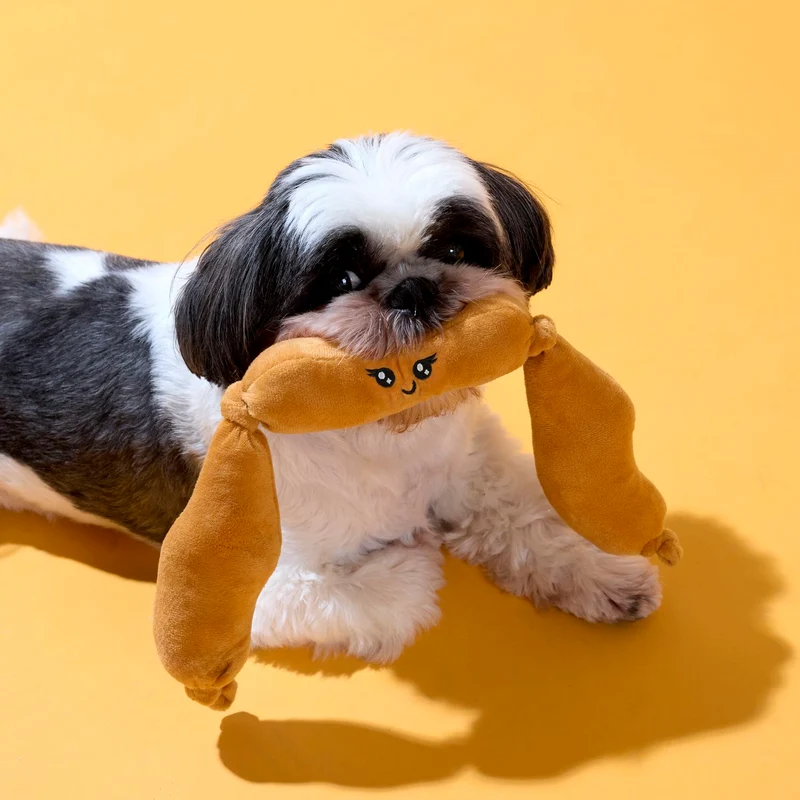 COFFRET JOUETS CHIEN JAMBON ET SAUCISSES