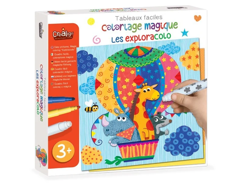 Coloriage magique - Tableau à créer Les Exploracolo - Créa Lign'