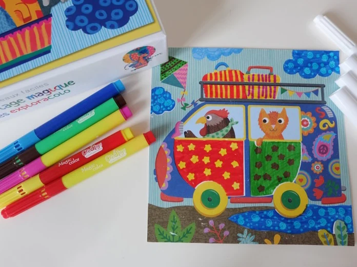 Coloriage magique - Tableau à créer Les Exploracolo - Créa Lign'