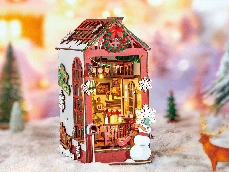 Book Nook - Pièce miniature - Christmas Indoor Scene - Rolife