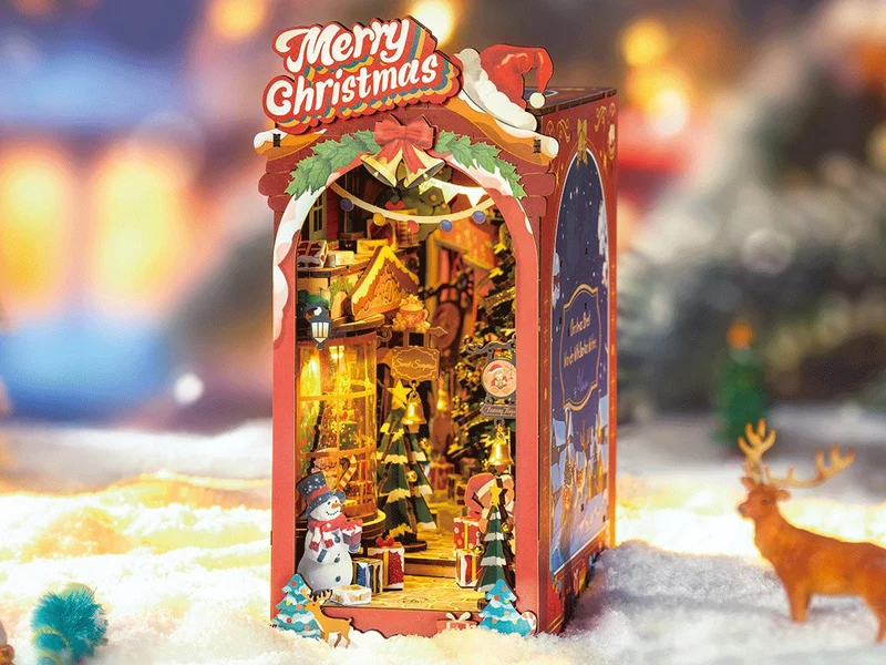 Book Nook - Pièce miniature - Christmas Street - Rolife