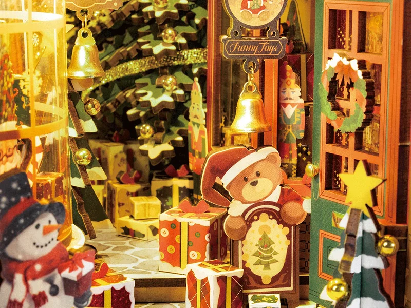 Book Nook - Pièce miniature - Christmas Street - Rolife