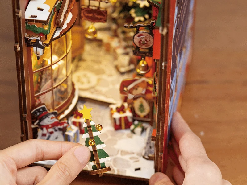 Book Nook - Pièce miniature - Christmas Street - Rolife