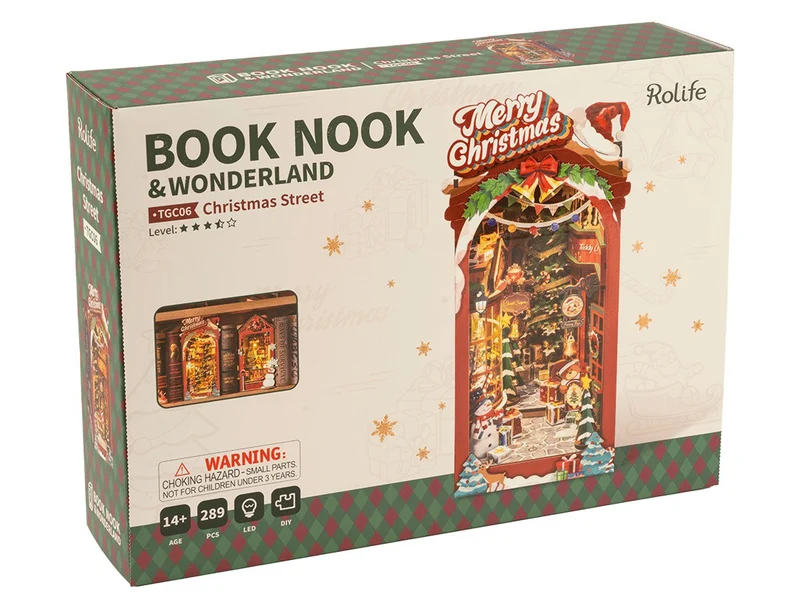 Book Nook - Pièce miniature - Christmas Street - Rolife