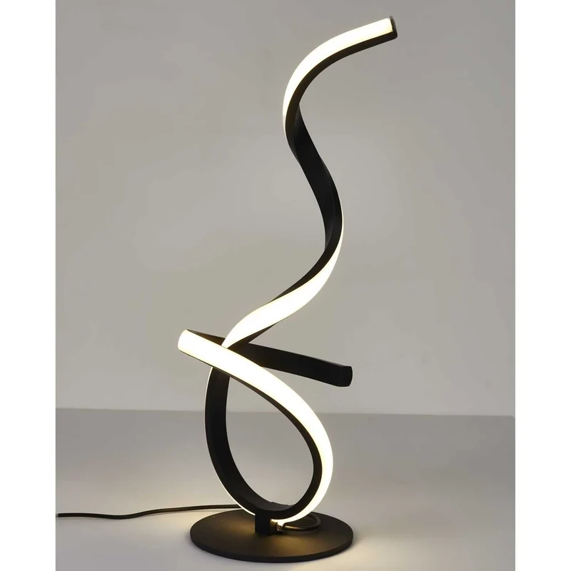 LAMPE LED DESIGN NOIR
