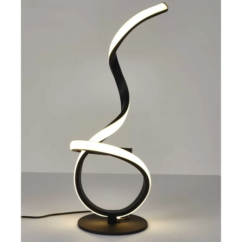 LAMPE LED DESIGN NOIR