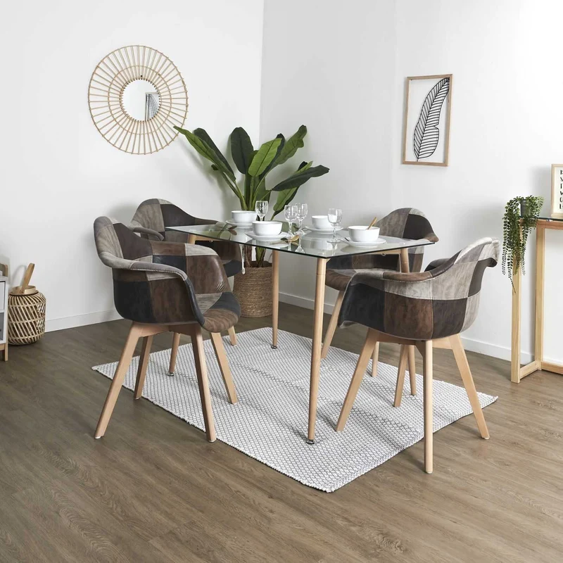 FAUTEUIL PATCHWORK PU