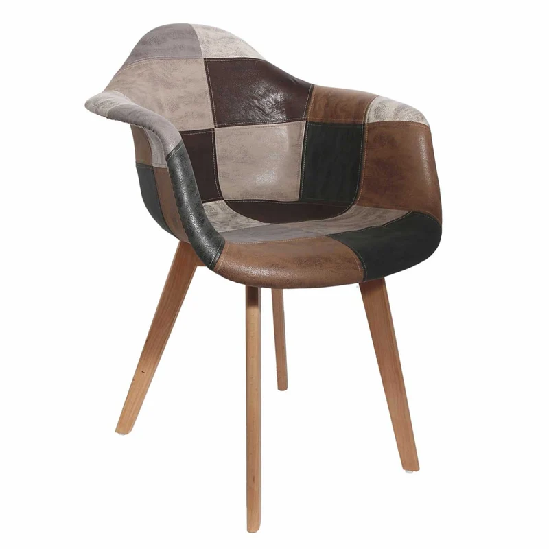 FAUTEUIL PATCHWORK PU