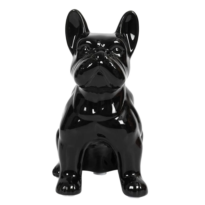 BULLDOG CERAMIQUE NOIR 20CM