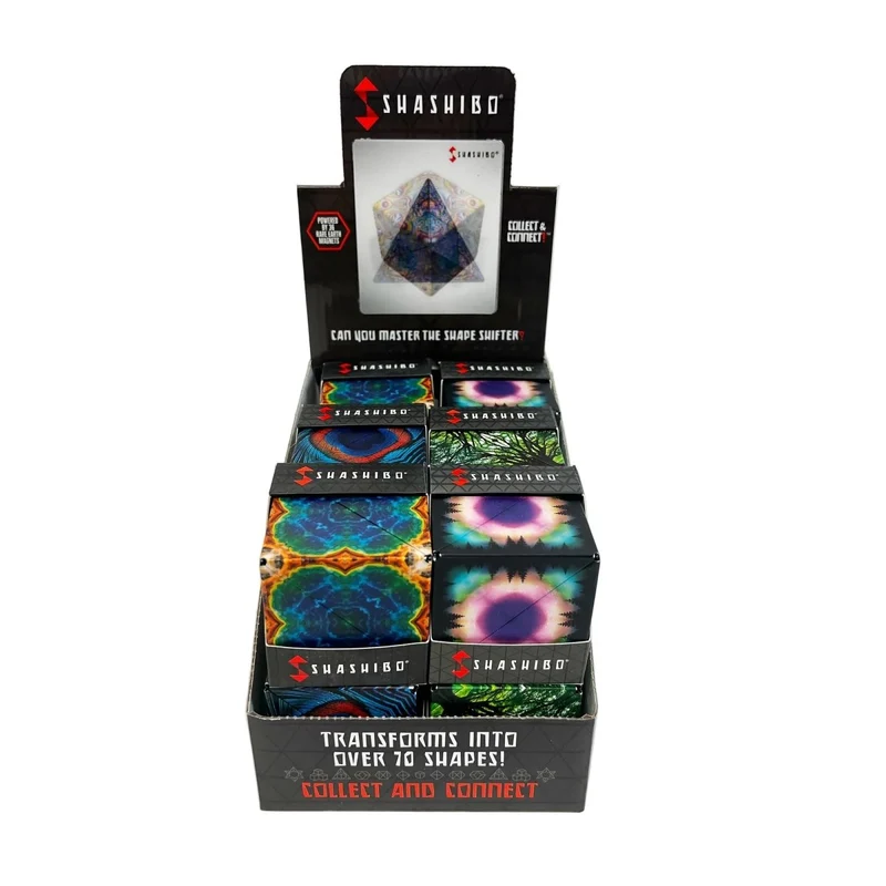 Shashibo Shape Shifting Box, Fidget Toy, Assortment, 1 Count