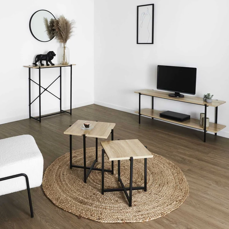 TABLE GIGOGNE LOKA - LOT DE 2