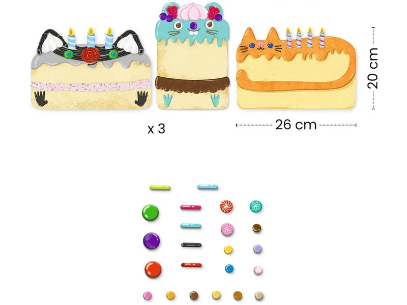 Mosaïque Cake et bonbecs - Djeco