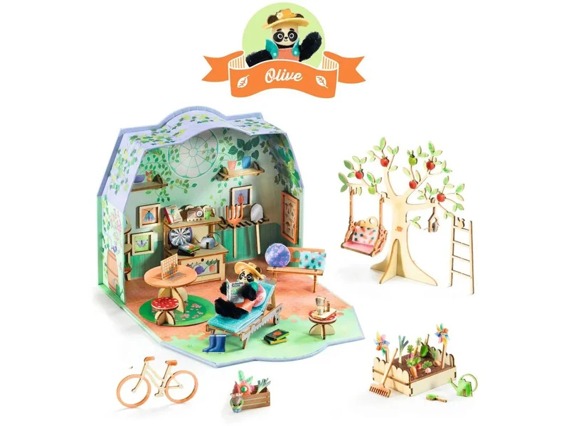 Maison miniature DIY Mi House - Olive - Djeco