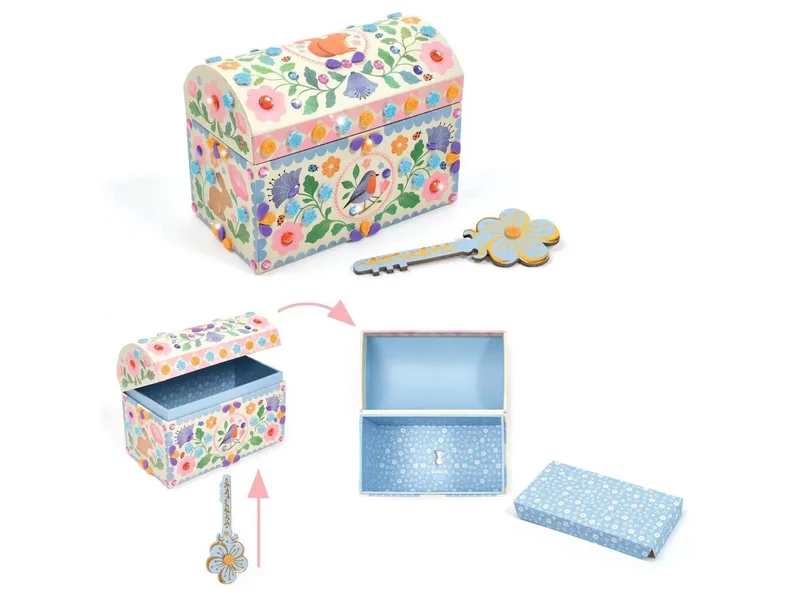 Coffret à décorer Précieux trésors - Djeco