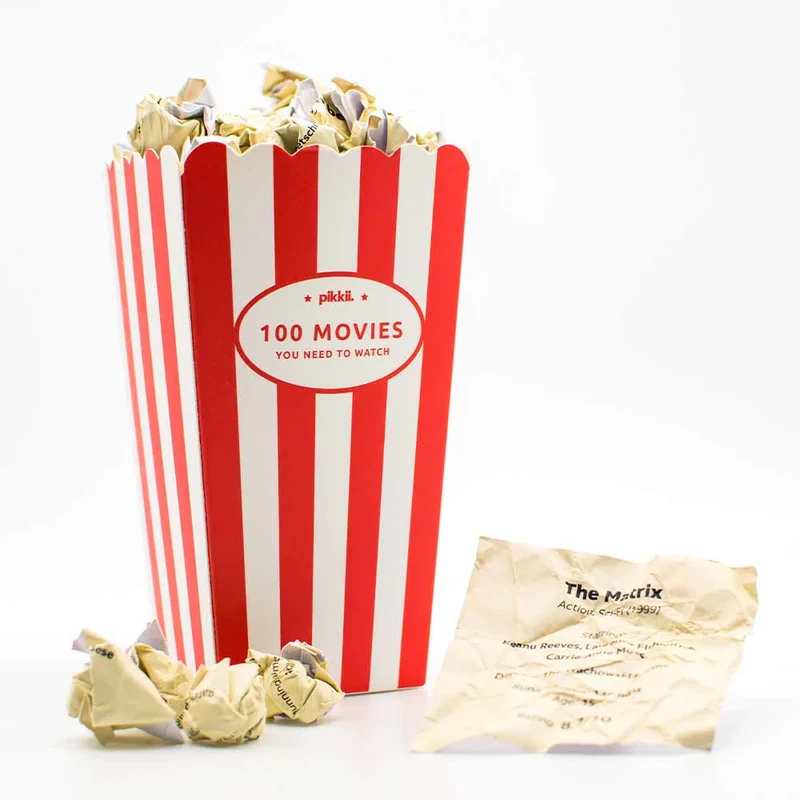Movie Popcorn Bucket List--