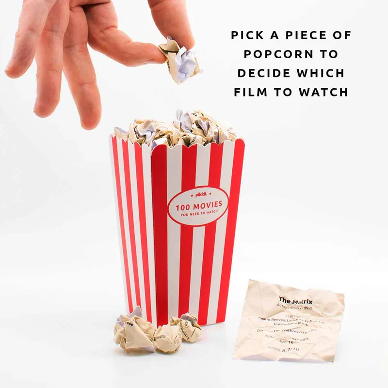 Movie Popcorn Bucket List--