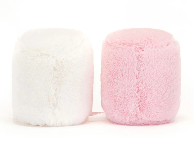 Peluche Amuseables Guimauves roses et blanches - Pink and White Marshmallows - Jellycat