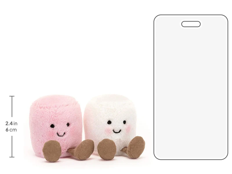 Peluche Amuseables Guimauves roses et blanches - Pink and White Marshmallows - Jellycat